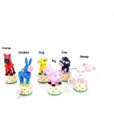 Push Up Toys - Farm Animals